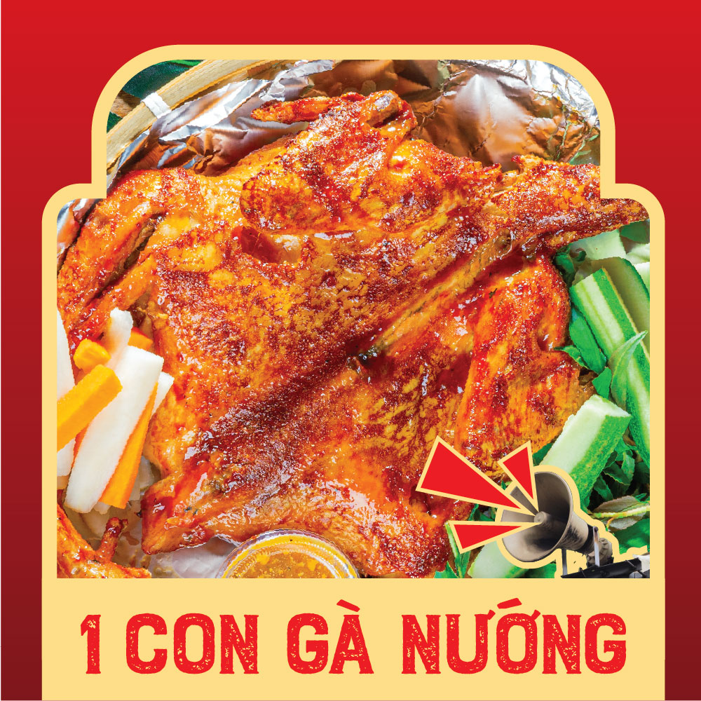 Gà nướng nguyên con chương trình mua 1 được 3 394 nguyễn trãi quận 5