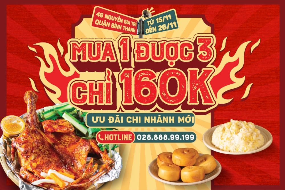 Banner Combo Mua 1 Được 3 Chỉ 160k Tại 46 Nguyễn Gia Trí Bình Thạnh