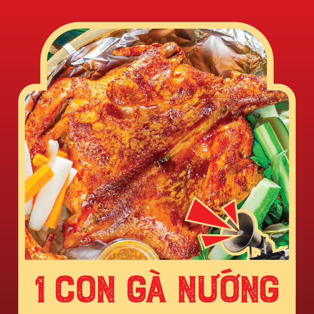 Gà Nướng Nguyên Con Combo Mua 1 Được 3 Chỉ 160k Tại 46 Nguyễn Gia Trí Bình Thạnh