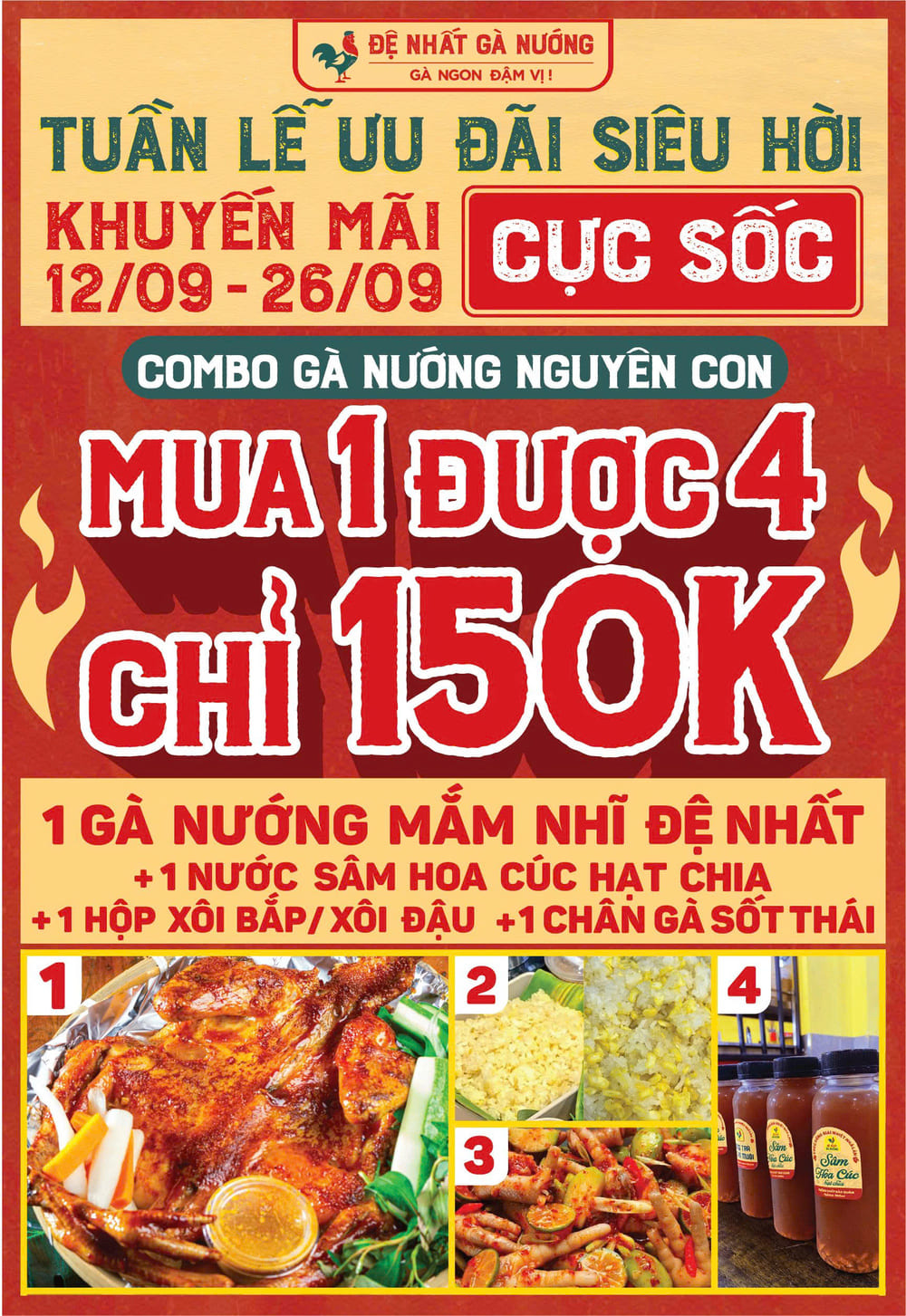 Mua 1 được 4 tại 56 Phan Huy Ích, P.15, Tân Bình.
