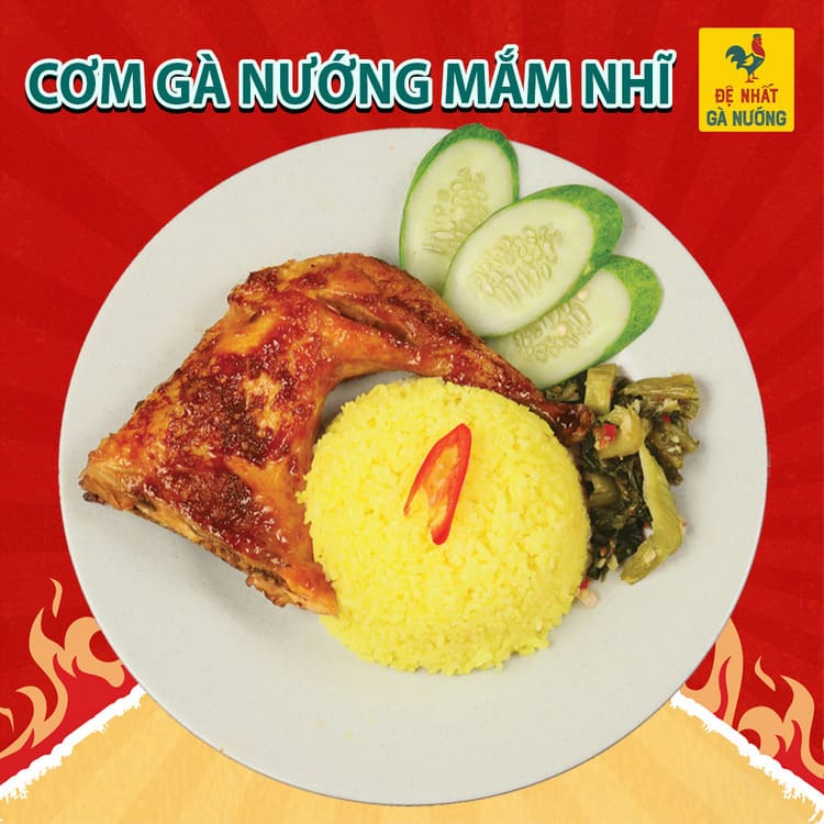 phan-com-ga-nuong-goc-tu-mam-nhi