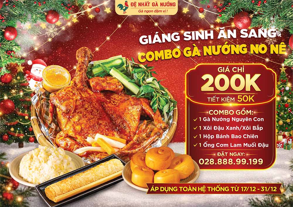 Combo Gà Nướng Giáng Sinh