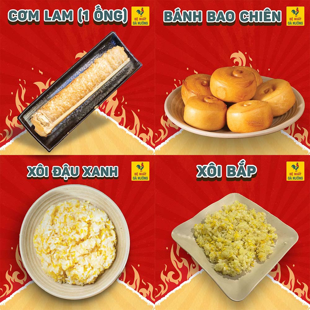 Món Ăn Kèm Combo Gà Nướng Giáng Sinh