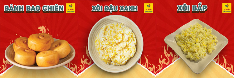Món ăn kèm Gà Nướng