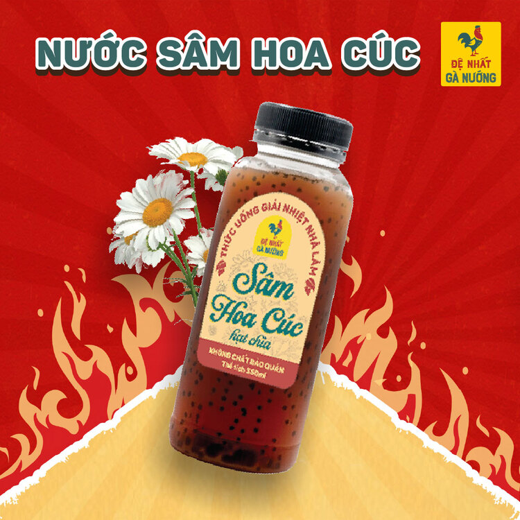 Nước sâm hoa cúc hạt chia