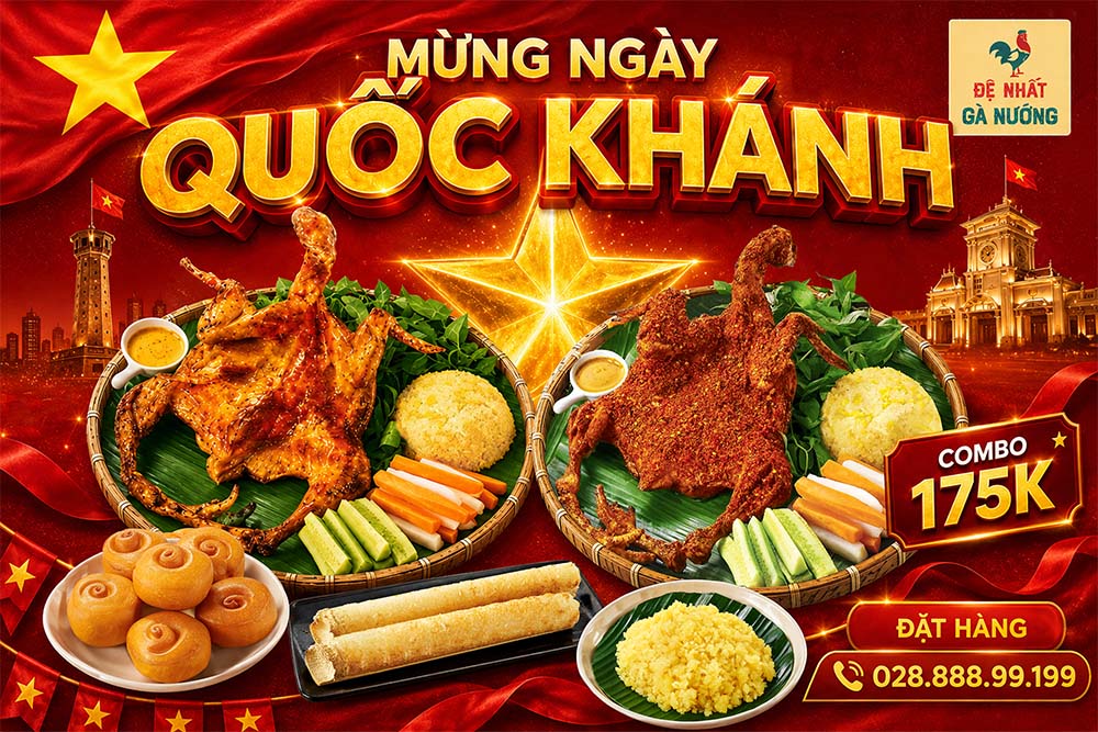 Gà Nướng Mắm Nhĩ & Muối Ớt Cho Tiệc Gia Đình 2/9 | Đệ Nhất Gà Nướng