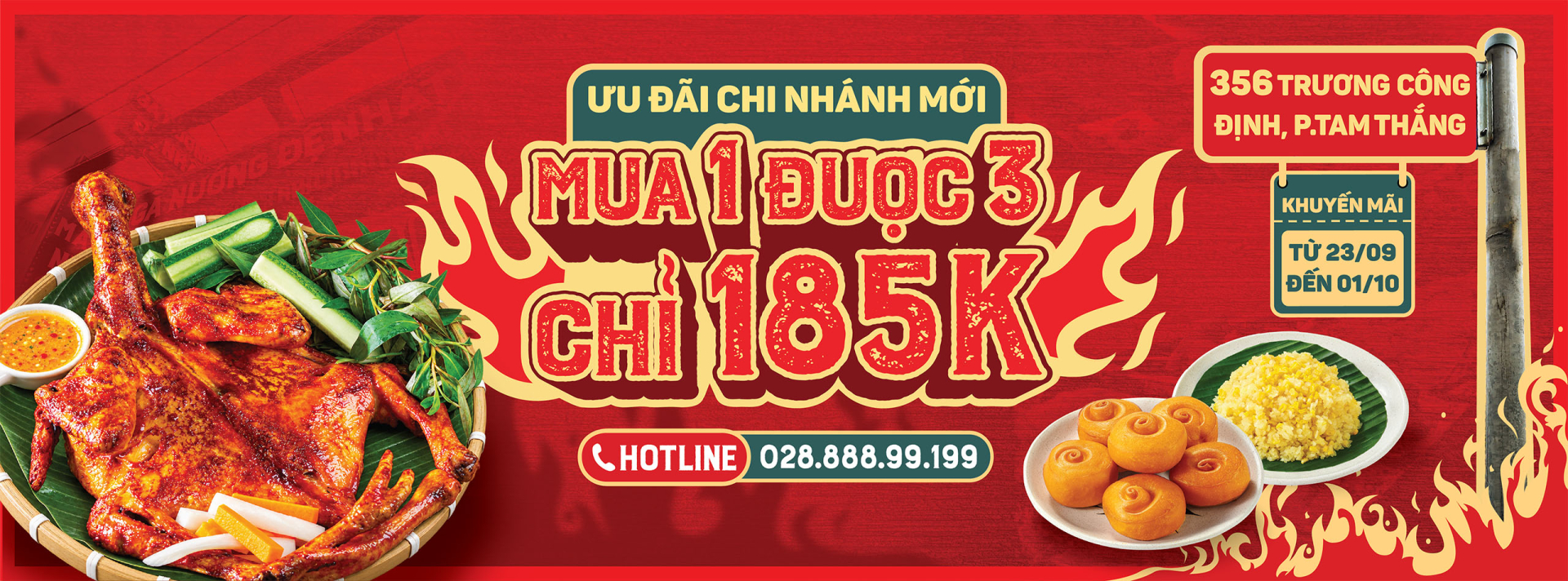 Khai Trương Đệ Nhất Gà Nướng Vũng Tàu 356 Trương Công Định, Phường Tam Thắng