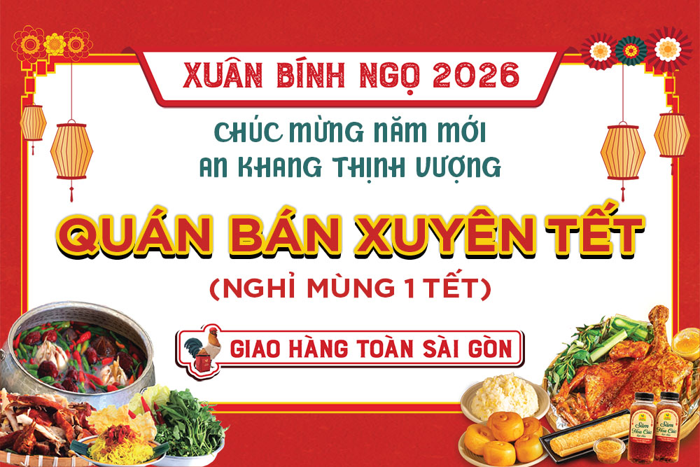 Đệ Nhất Gà Nướng Bán Xuyên Tết 2026