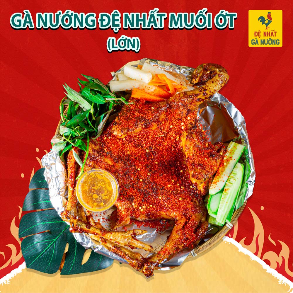 Đệ Nhất Gà Nướng Muối Ớt bán xuyên tết 2026