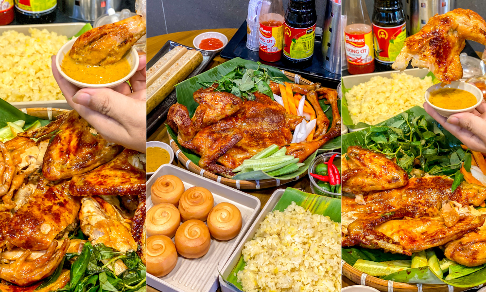 Combo Gà Nướng No Căng Bụng