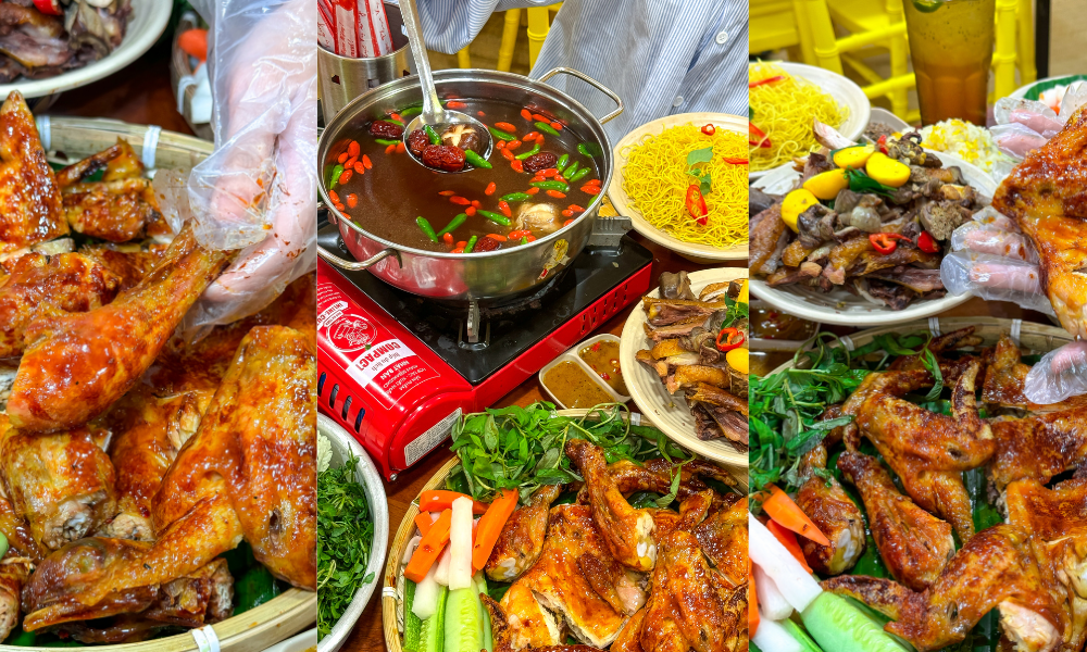 Combo Gà Nướng + Lẩu Gà 