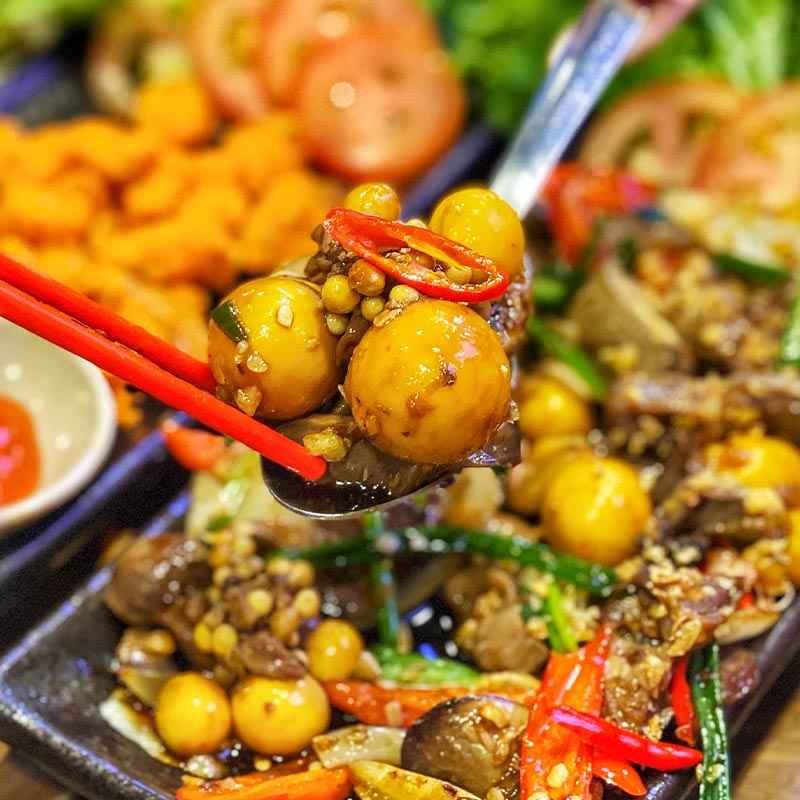 LÒNG TRỨNG NON CHÁY TỎI